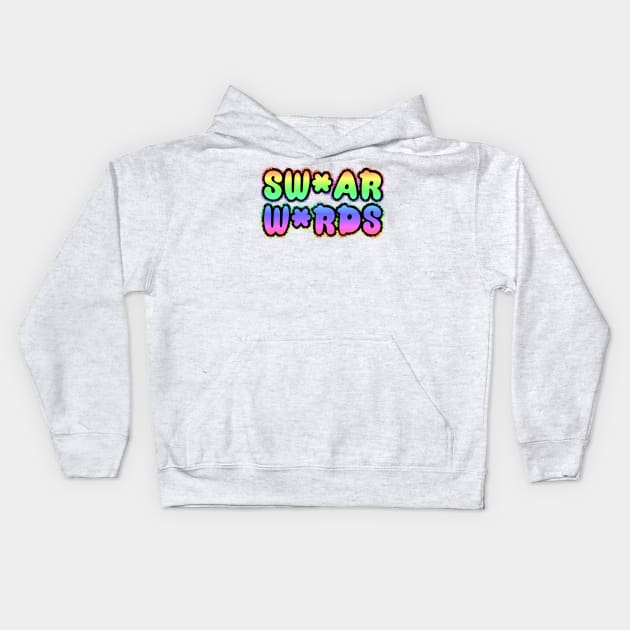 sw*ar w*rds Kids Hoodie by talenlee